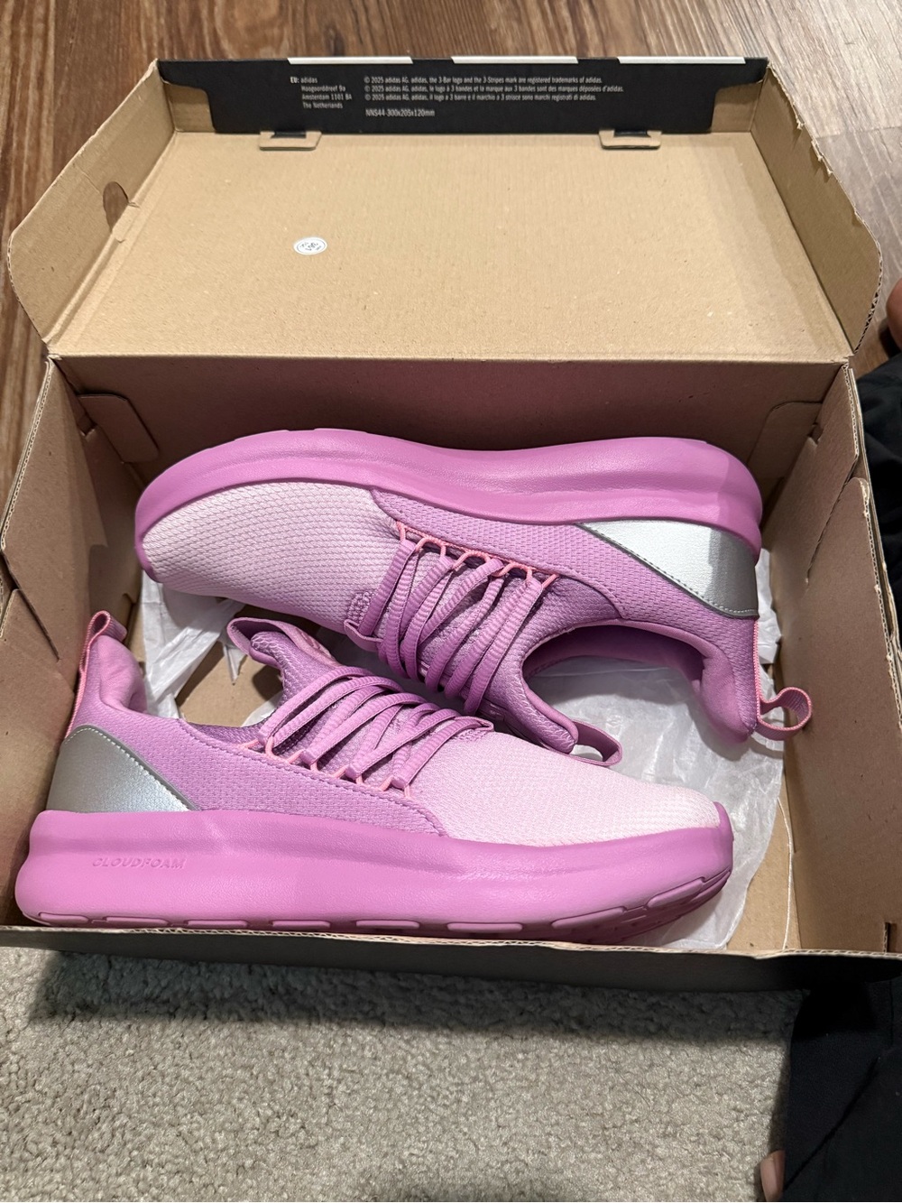 adidas Women’s Pink Athletic Slip-On Sneakers - Picture 12 of 12
